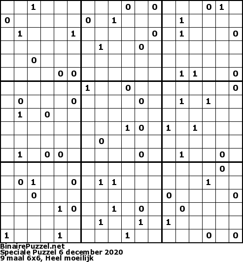 Binaire Puzzel