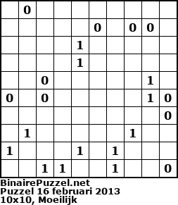 Binaire Puzzel