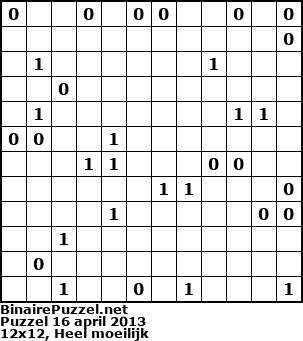 Binaire Puzzel