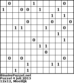 Binaire Puzzel