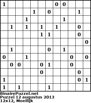 Binaire Puzzel