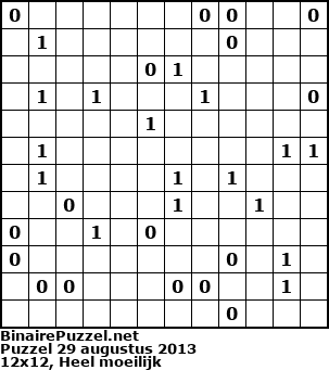 Binaire Puzzel