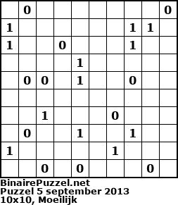 Binaire Puzzel