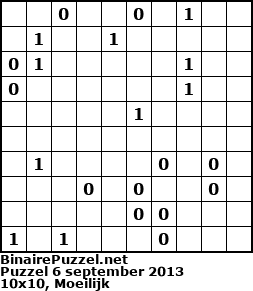 Binaire Puzzel