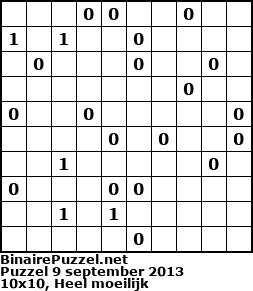 Binaire Puzzel