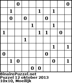 Binaire Puzzel