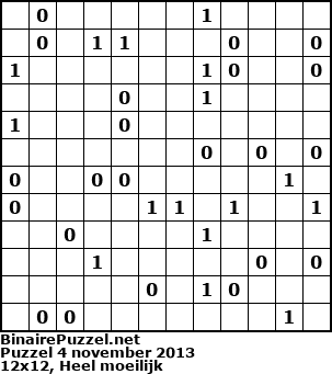Binaire Puzzel