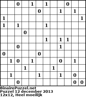 Binaire Puzzel