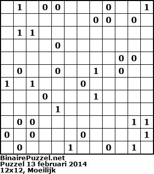 Binaire Puzzel