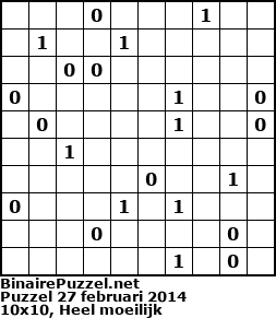 Binaire Puzzel