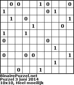 Binaire Puzzel