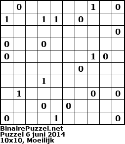Binaire Puzzel