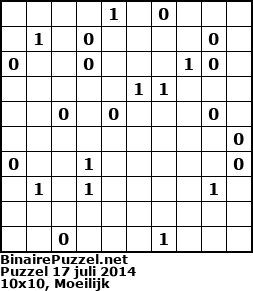 Binaire Puzzel