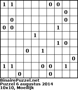 Binaire Puzzel