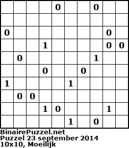 Binaire Puzzel
