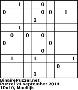 Binaire Puzzel