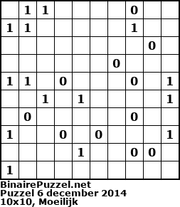 Binaire Puzzel