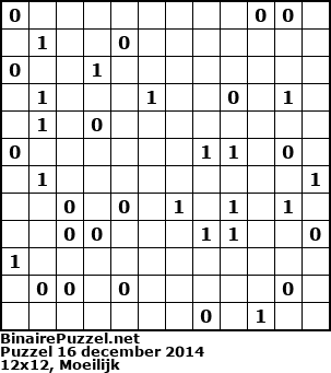 Binaire Puzzel