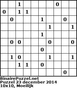 Binaire Puzzel