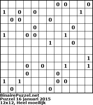Binaire Puzzel