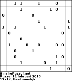 Binaire Puzzel