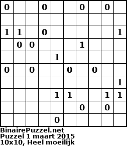 Binaire Puzzel