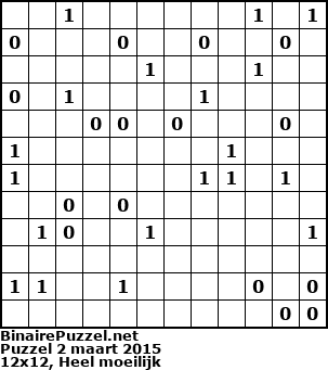 Binaire Puzzel