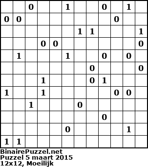 Binaire Puzzel
