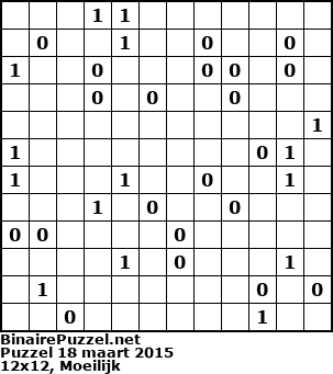 Binaire Puzzel