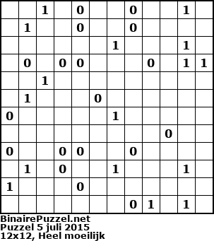 Binaire Puzzel