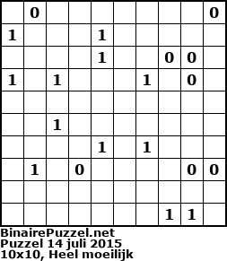 Binaire Puzzel
