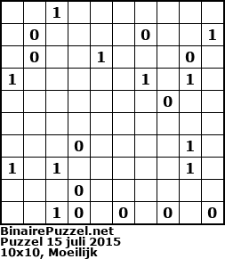 Binaire Puzzel