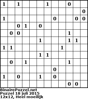 Binaire Puzzel
