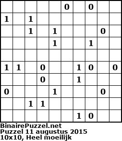 Binaire Puzzel