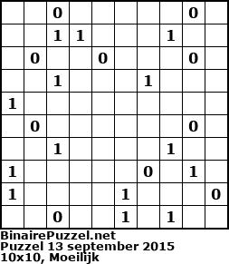 Binaire Puzzel