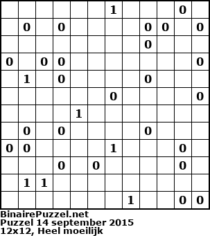 Binaire Puzzel