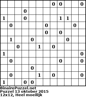 Binaire Puzzel