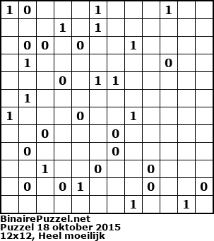 Binaire Puzzel