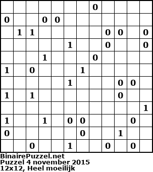 Binaire Puzzel