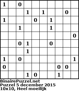 Binaire Puzzel