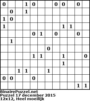 Binaire Puzzel