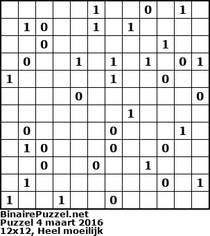 Binaire Puzzel