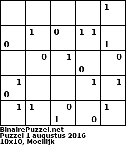 Binaire Puzzel