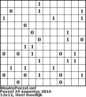 Binaire Puzzel