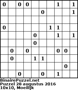 Binaire Puzzel