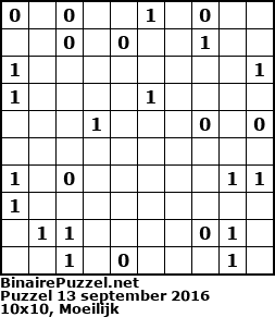 Binaire Puzzel
