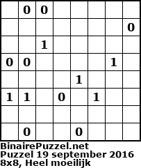 Binaire Puzzel