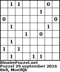 Binaire Puzzel