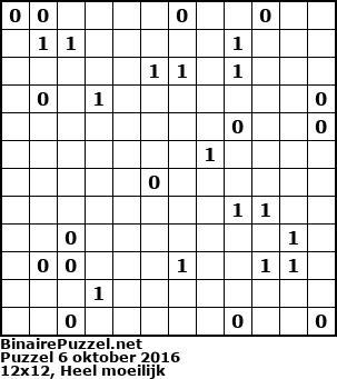 Binaire Puzzel