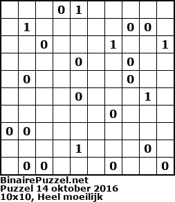 Binaire Puzzel
